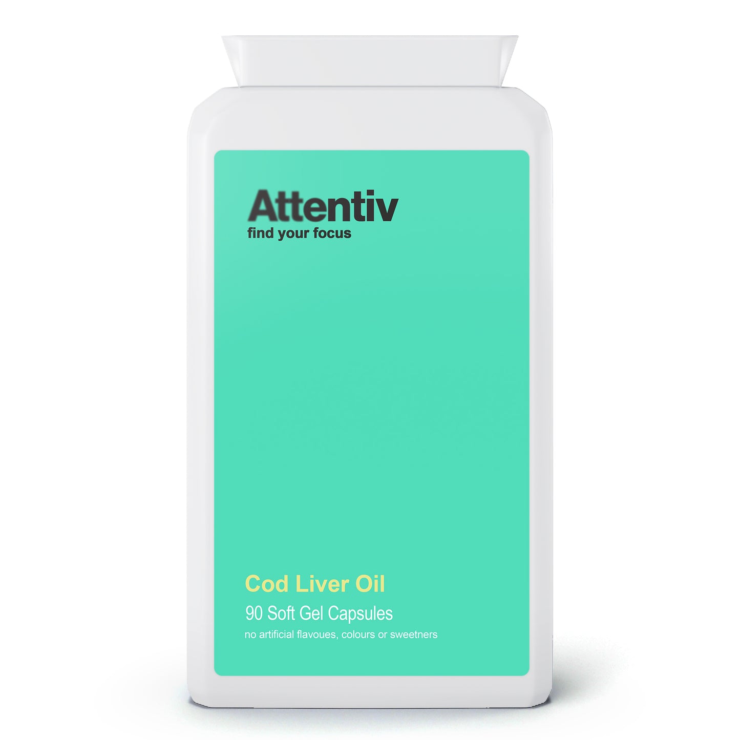 Attentiv Cod Liver Oil (90 soft gel Capsules)