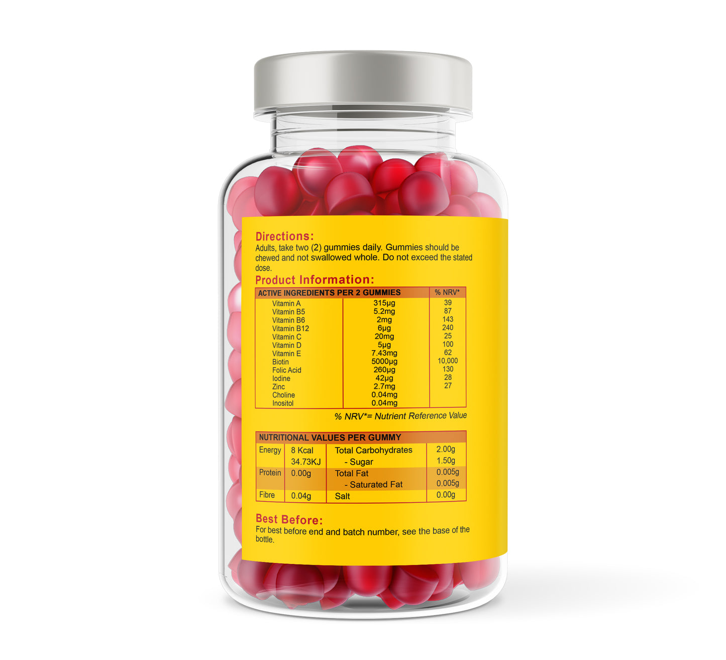 Attentiv Glow+ Gummies (60 gummies)