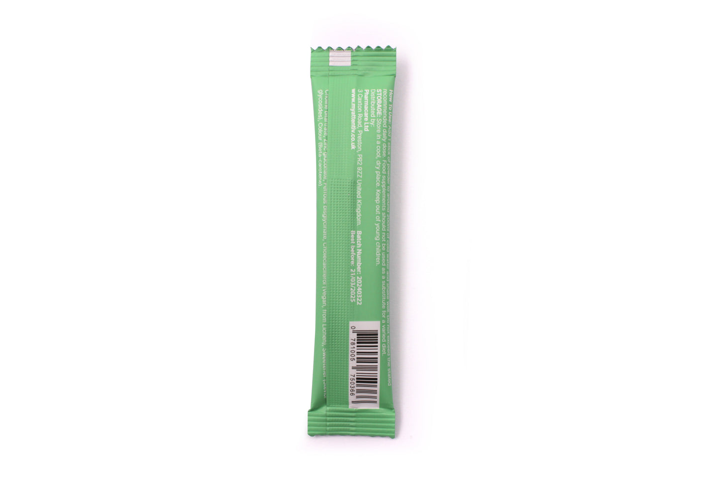 Attentiv sachets (Pineapple flavour)